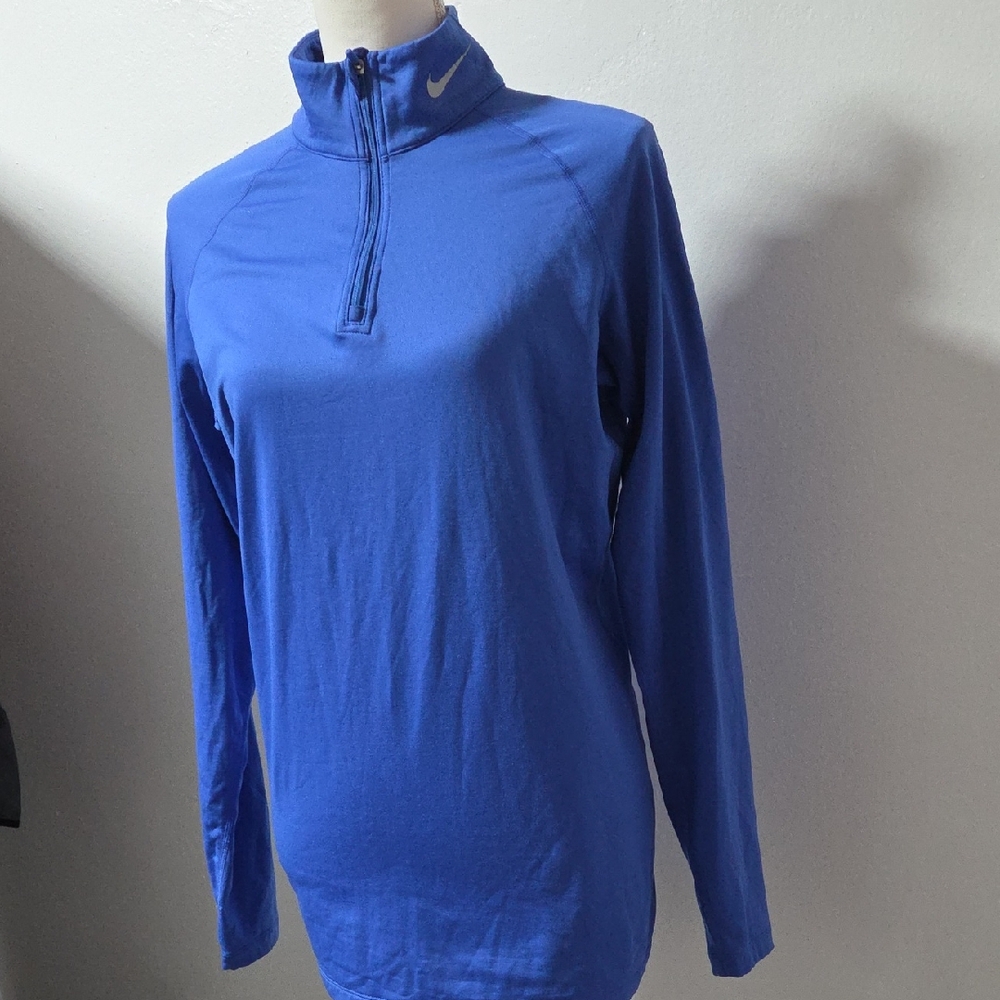Nike Royal Blue Long Sleeve Top Size Large